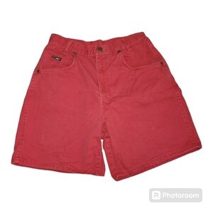 💕Vintage chic high rise jorts‎ Womens Size 13 Red